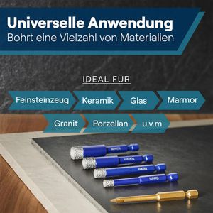 Produktbild für Diamantbohrer WERKSTEIN FBA, Set