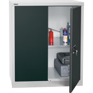 Produktbild für Werkzeugschrank Bisley E402A01G, aus Metall, grau / anthrazit