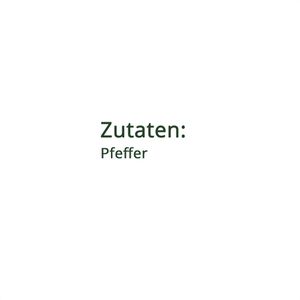 Produktbild für Pfeffer Fuchs Belem, Premium Qualität, geschrotet, schwarz