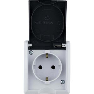 Produktbild für Steckdose REV-Ritter AquaForm, IP44, Aufputz