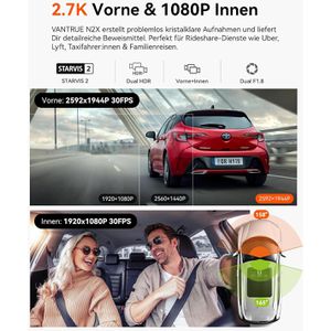 Produktbild für Dashcam Vantrue Nexus 2X, Auto