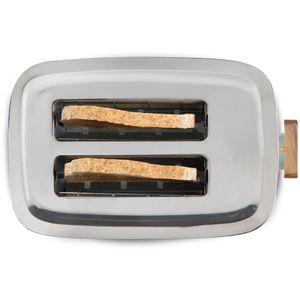Produktbild für Toaster Domo Wood You DO973T mit 6 Röststufen &amp; Auftaufunktion