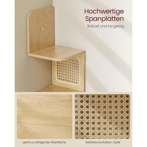 Produktbild für Wandregal Vasagle LLS582Y57, eiche