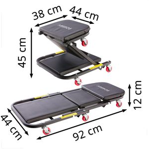 Produktbild für Werkstatt-Rollbrett Arebos AR-HE-RM150, bis 150kg