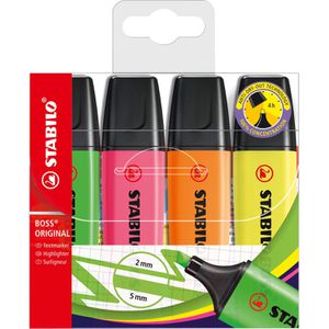 Produktbild für Textmarker Stabilo Boss Original, 4 Stück