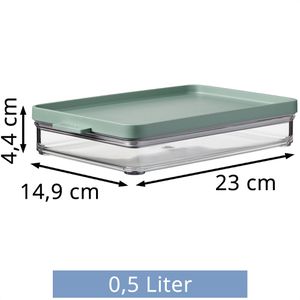 Produktbild für Aufschnittbox Mepal Omnia Kühlschrankdose, aus Kunststoff