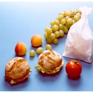 Produktbild für Butterbrotpapier Papstar 14310, weiß