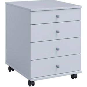 Produktbild für Rollcontainer VCM Lona Mini 914420, aus Holz, weiß