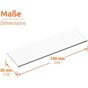 Produktbild für Magnetschilder ECENCE 13040102, weiß