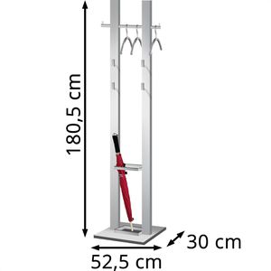 Produktbild für Garderobenständer Kerkmann M25, 6105, silber