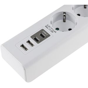 Produktbild für Steckdosenleiste ChiliTec 23754, mit 1,5m Kabel