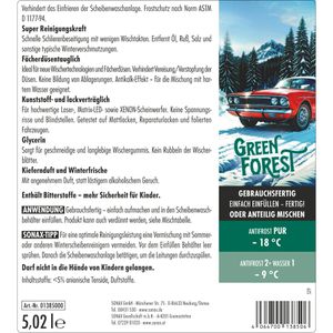 Produktbild für Scheibenfrostschutz Sonax 01385000, Green Forest
