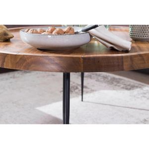 Produktbild für Couchtisch Wohnling WL5.678, aus Massivholz, sheesham