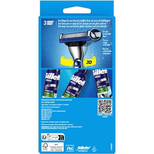 Produktbild für Nassrasierer Gillette Mach3 Turbo 3D