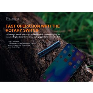 Produktbild für Taschenlampe Fenix E01 V2.0, LED, mit Batterie