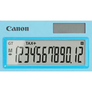 Produktbild für Taschenrechner Canon LS-125KB, MwSt-Berechnung, pastellblau