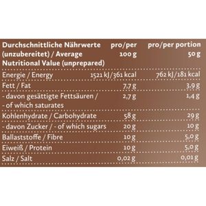 Produktbild für Haferbrei 3Bears Porridge Feiner Kakao
