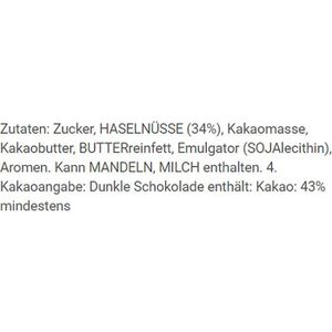 Produktbild für Tafelschokolade Lindt Les Grandes 34% Haselnüsse