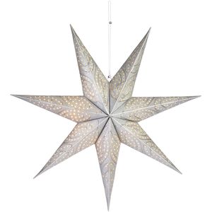 Produktbild für Weihnachtsstern BRUBAKER 77803, silber