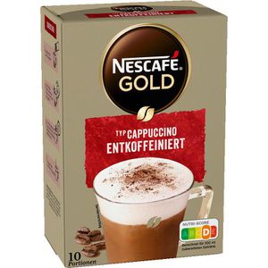Produktbild für Kaffee Nescafe Gold Cappuccino, entkoffeiniert