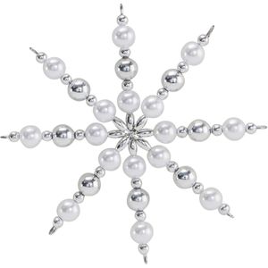 Produktbild für Bastelset Folia Perlensterne-Set, Blau / Silber