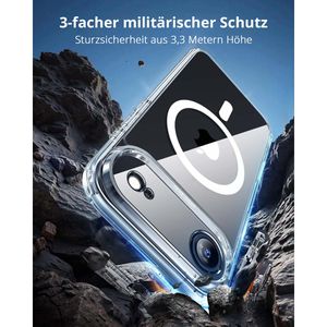 Produktbild für Handyhülle ESR Classic Hybrid HaloLock, MagSafe, transparent