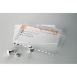 Produktbild für Einsteckschilder Durable 483119 CrystalSign Refill