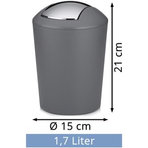 Produktbild für Mülleimer Kela Marta, 22272, grau