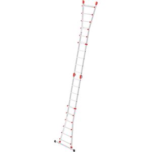 Produktbild für Teleskopleiter Hailo M80, 7524-157, Länge 5,66m