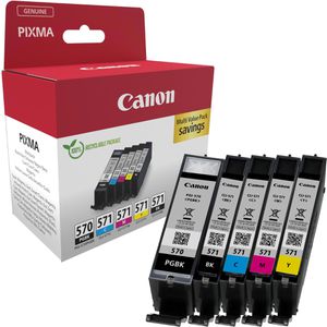 Produktbild für Tinte Canon PGI-570PGBK + CLI-571 BK, C, M, Y