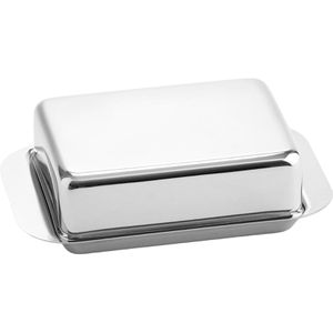 Butterdose Weis 14257, 1/2 Pfund, aus Edelstahl