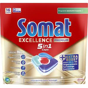 Spülmaschinentabs Somat Excellence Premium 5in1