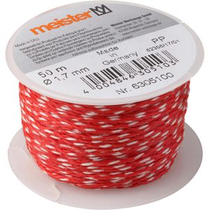 Maurerschnur Meister WU6305100, rot/weiß