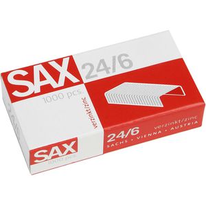 Heftklammern Sax Design 24/6, 1-246-00, verzinkt