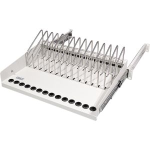 Produktbild für Netzwerkschrank-Fachboden LogiLink SF100G, 34 cm Einbautiefe