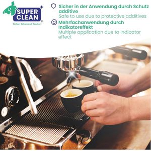 Produktbild für Entkalker SuperClean Premium, Konzentrat, mit Farbindikator
