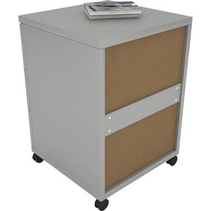 Produktbild für Rollcontainer VCM Tobila 917045, aus Holz, grau