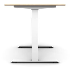Produktbild für Schreibtisch Geramöbel Elevate Basic, buche / weiß