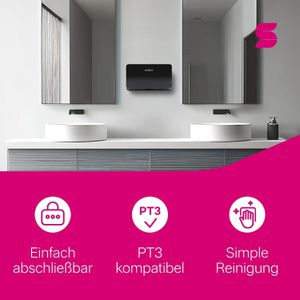 Produktbild für Handtuchspender Satino Hyginity XS, 333429, PT 3
