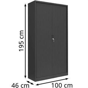 Produktbild für Rollladenschrank Lüllmann 555159, aus Metall