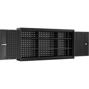 Produktbild für Werkzeugschrank Güde 1200/1 Black Line, aus Metall, schwarz