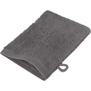 Produktbild für Waschlappen NatureMark Frottee, anthrazit, 15 x 21 cm