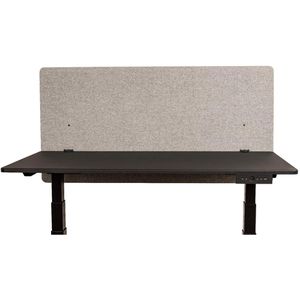 Produktbild für Tischtrennwand Luxor RCLM-BP-MG-160, grau