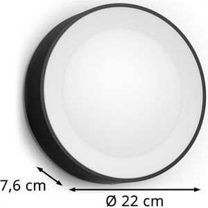 Produktbild für Wandleuchte Philips-Hue Daylo, aus Aluminium, für außen (IP44)
