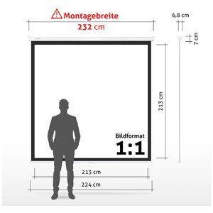 Produktbild für Beamer-Leinwand ESMART Professional MIROLO