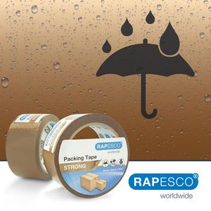 Produktbild für Packband RAPESCO 1750, PP, braun
