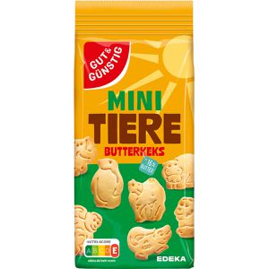 Produktbild für Kekse Gut&amp;Günstig Mini Tiere Butterkeks