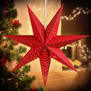 Produktbild für Weihnachtsstern CASARIA 108571, Papierstern rot