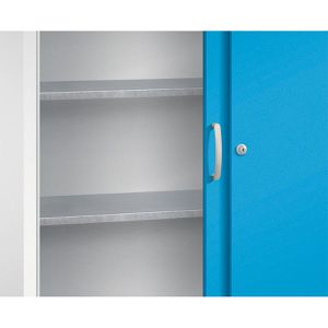 Produktbild für Werkzeugschrank CP-Möbel 2069-00, aus Metall, grau / lichtblau