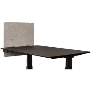 Produktbild für Tischtrennwand Luxor RCLM-SP-MG, grau